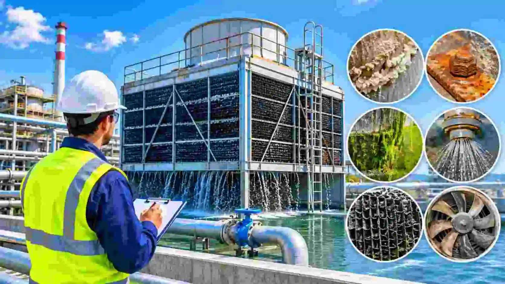 Common Industrial Cooling Tower Problems & Solutions