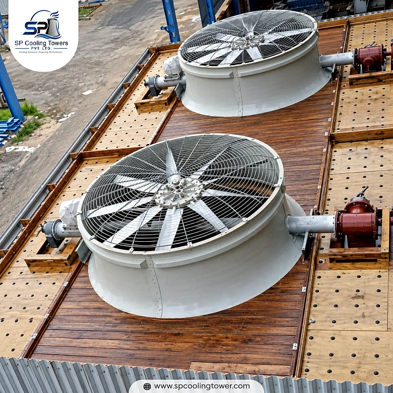 Cross Flow Cooling Tower manufactured by SP Cooling Towers