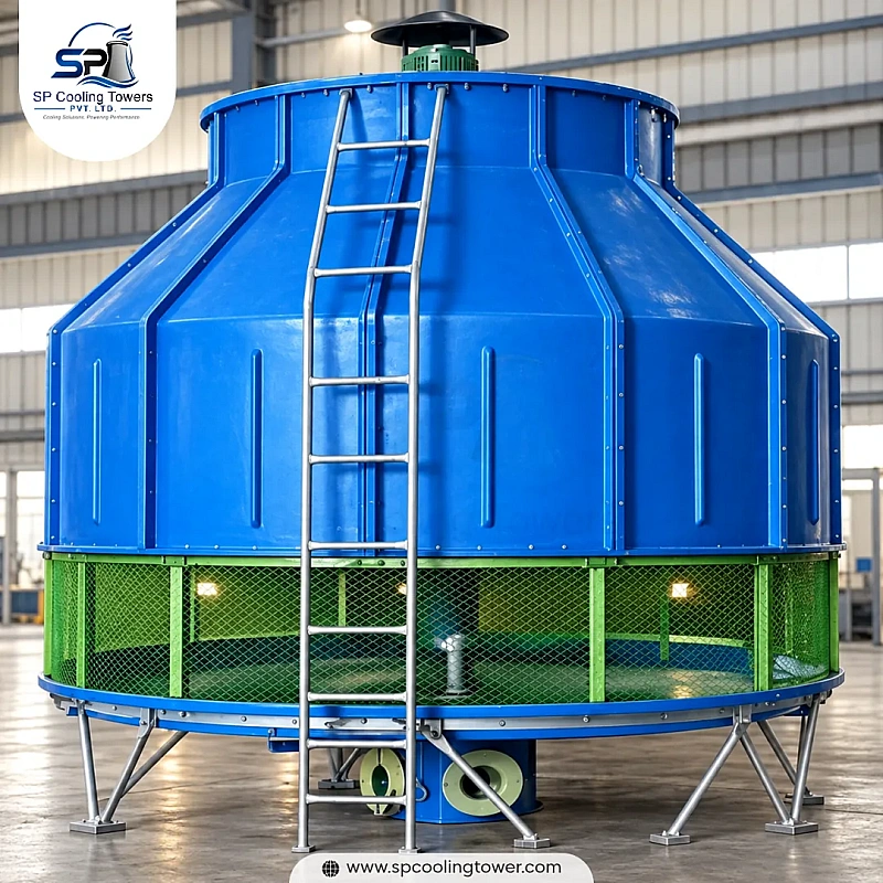 Round Cooling Tower manufactured by SP Cooling Towers